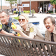 Stan (John C. McGinley), Evie (Janet Varney), and Deputy Leon (Nate Mooney) take aim at a new menace.
